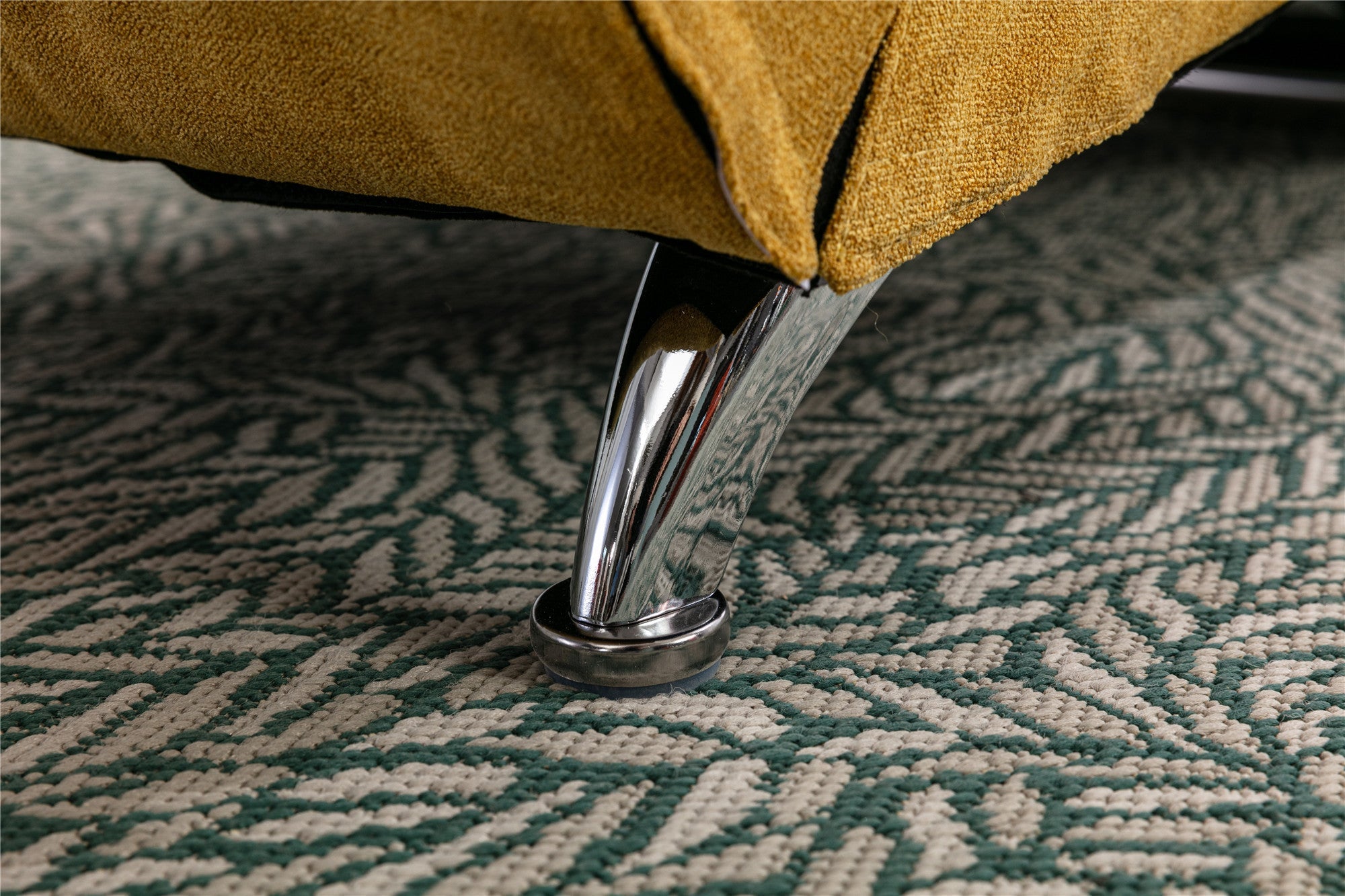 Linen Chaise Lounge Modern Message Chair-Accent Chair-G-BlakHom-Urbanheer