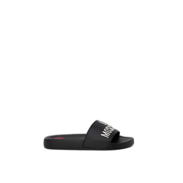 Love Moschino Women Slippers-Shoes Slippers-Love Moschino-black-35-Urbanheer