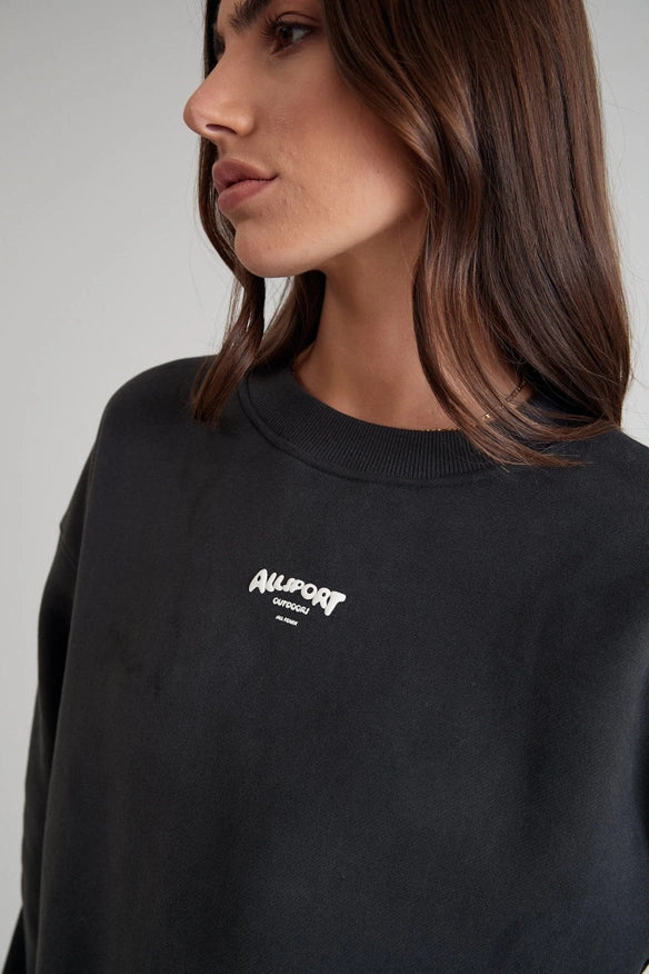 Outdoor Crew Sweater (Vintage Black)-Sweater-All Fenix-S-Urbanheer