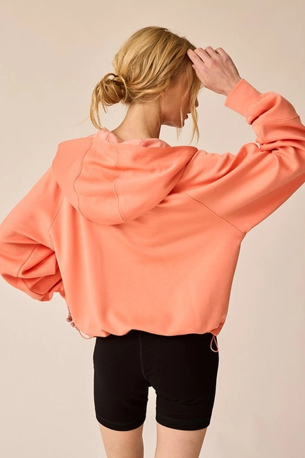 Emma Oversized Full-Zip Hoodie-Hoodie-Papermoon-S-Urbanheer