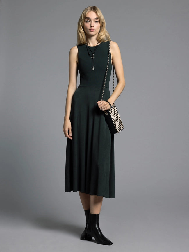 A Line Dress - Ariana Dress DEEP FOREST-Dress-Weekend Los Angeles-XS-DEEP FOREST-Urbanheer