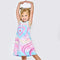 A-Line Heart Print Dress w/ Rhinestones-Dress-Hannah Banana-4-BLUE MULTI-Urbanheer