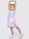 A-Line Heart Print Dress w/ Rhinestones-Dress-Hannah Banana-4-BLUE MULTI-Urbanheer