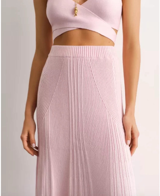 A-Line Midi Skirt Ariel Pink-Skirts-Nenya Fashion Limited-XS/S-Urbanheer