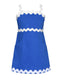 A-Line Rick Rack Dress w/ Pockets