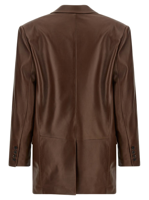 Saint Laurent Leather Blazer