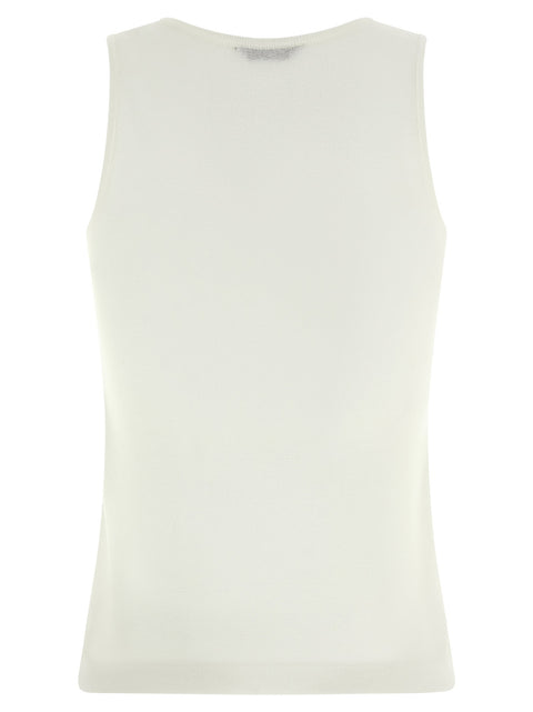 Balenciaga Logo Embroidery Tank Top
