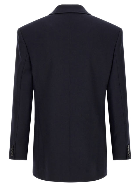 Saint Laurent Felted Wool Gabardine Blazer Jacket