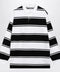 Balenciaga Black/white striped cotton polo shirt