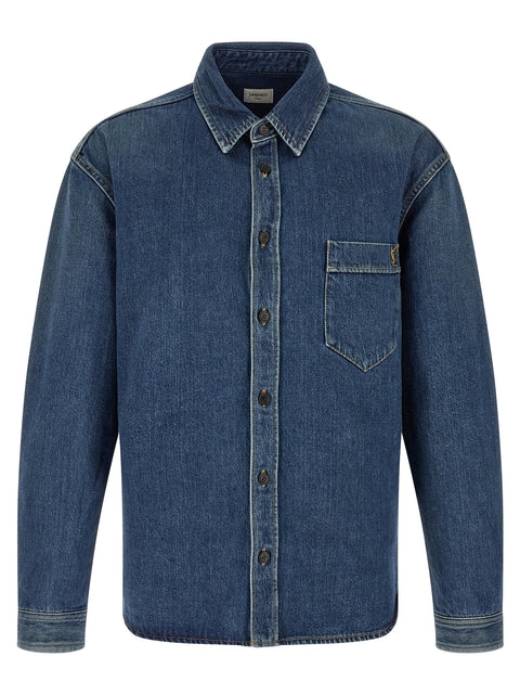 Saint Laurent Cassandre Denim Shirt