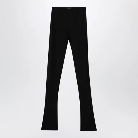 GUCCI Black trousers in viscose crêpe jersey