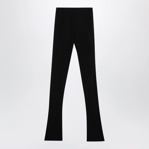 GUCCI Black trousers in viscose crêpe jersey