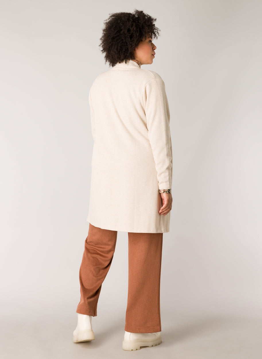 Rhiannon Open Front Cardigan-Cardigans-YESTA-12-Black Coffee-Urbanheer