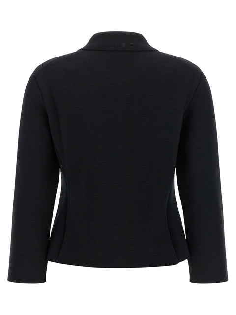 Saint Laurent Cassandre Medallion Cardigan
