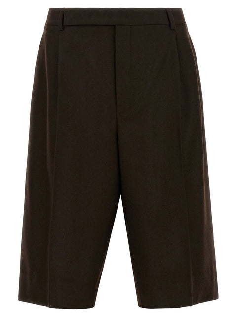 Saint Laurent Flannel Bermuda Shorts
