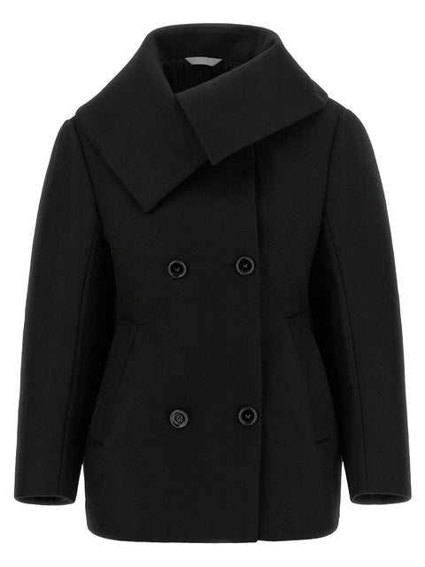 Balenciaga Asymmetrical Neck Caban