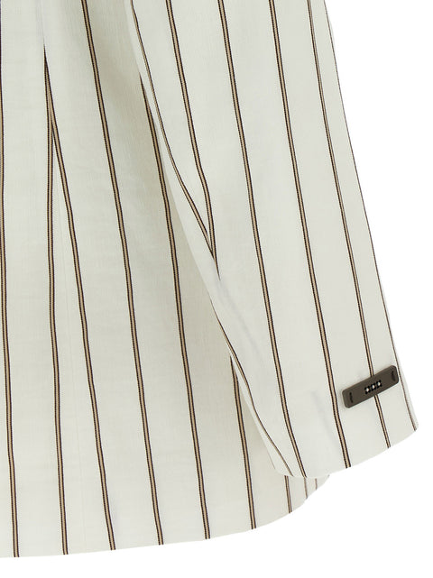 Peserico Pinstripe Twill Blazer