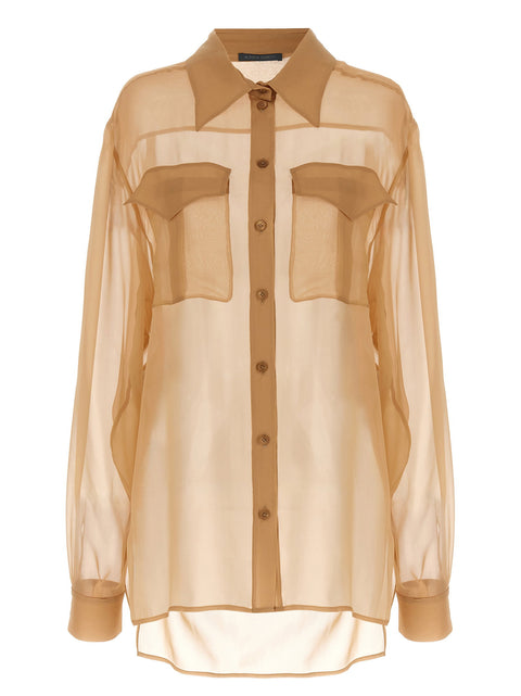 Alberta Ferretti Chiffon Shirt