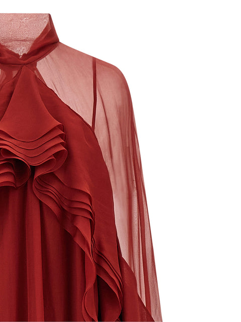 Alberta Ferretti Ruffle Dress