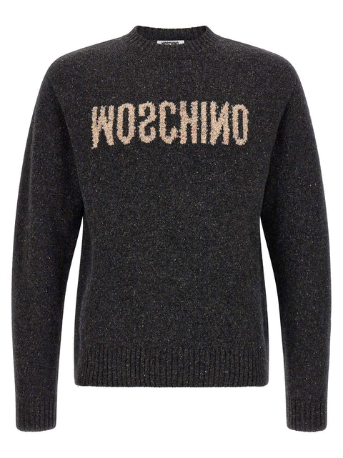 Moschino Mirrored Logo Sweater