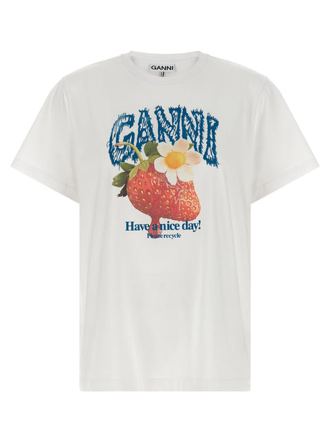 Ganni Strawberry T-shirt