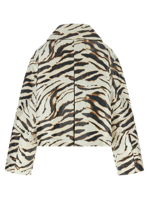 Ganni Laminated Fabric Jacket