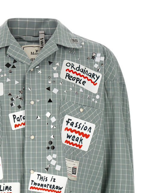 Maison Mihara Yasuhiro Shirt Adhesive Decorations