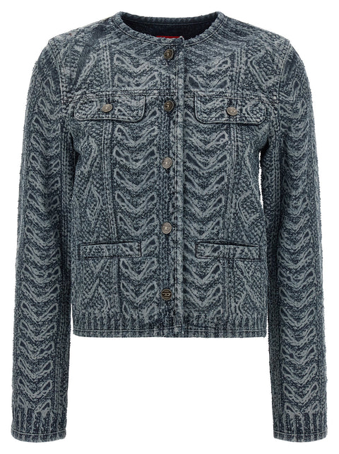 Diesel De-grafy-s2 Denim Jacket