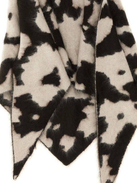 Guest In Residence Grizzly Cowhide Scarf
