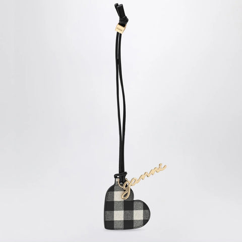 GANNI Heart-shaped mirror Bou black