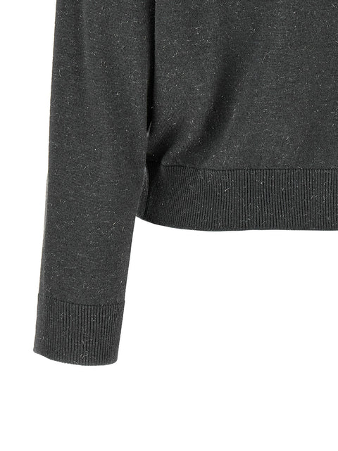 Peserico Lamé Thread Turtleneck Sweater