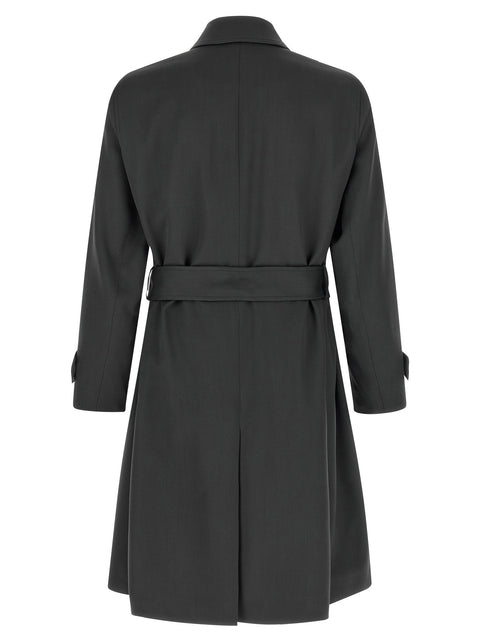 Lardini Virgin Wool Trench Coat