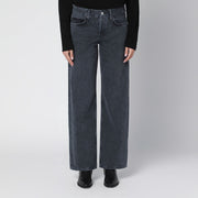 AGOLDE Black faded-effect jeans