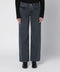 AGOLDE Black faded-effect jeans