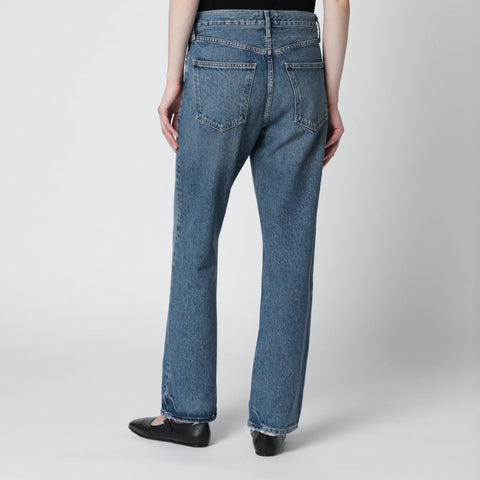 AGOLDE Lana straight-leg jeans in indigo denim