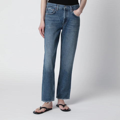 AGOLDE Romney jeans in medium indigo denim