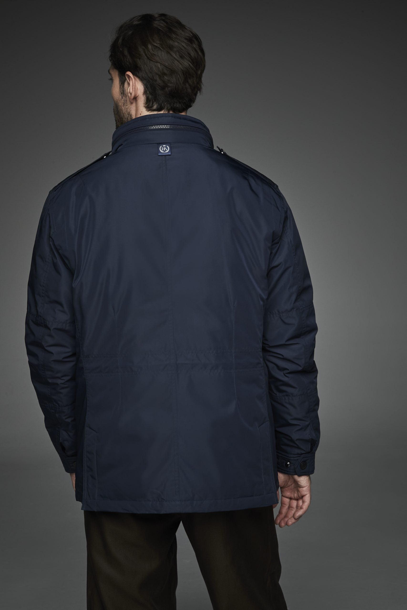 Men Short jacket ALAN NAVY-Jacket-Henry Arroway-S-Navy-Urbanheer