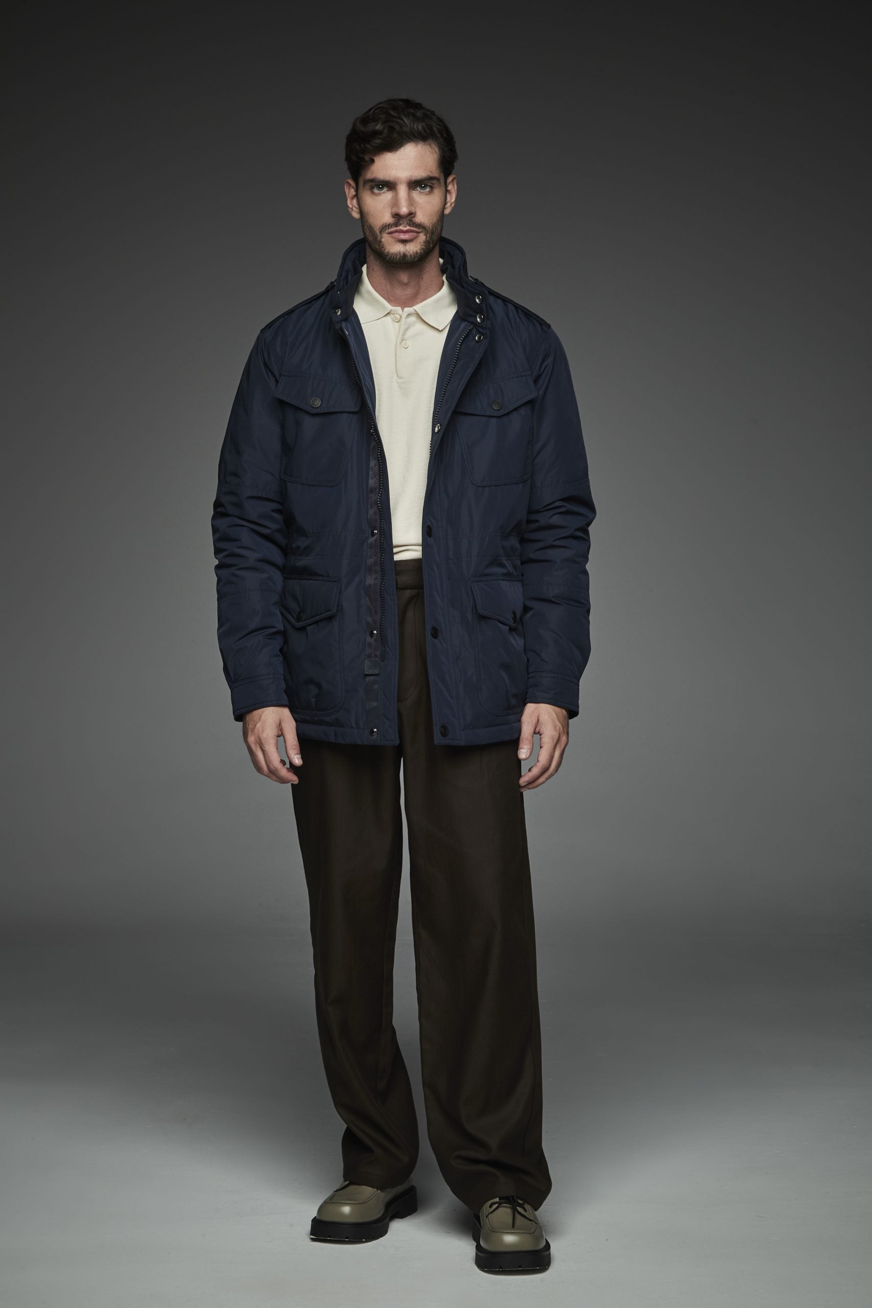 Men Short jacket ALAN NAVY-Jacket-Henry Arroway-S-Navy-Urbanheer