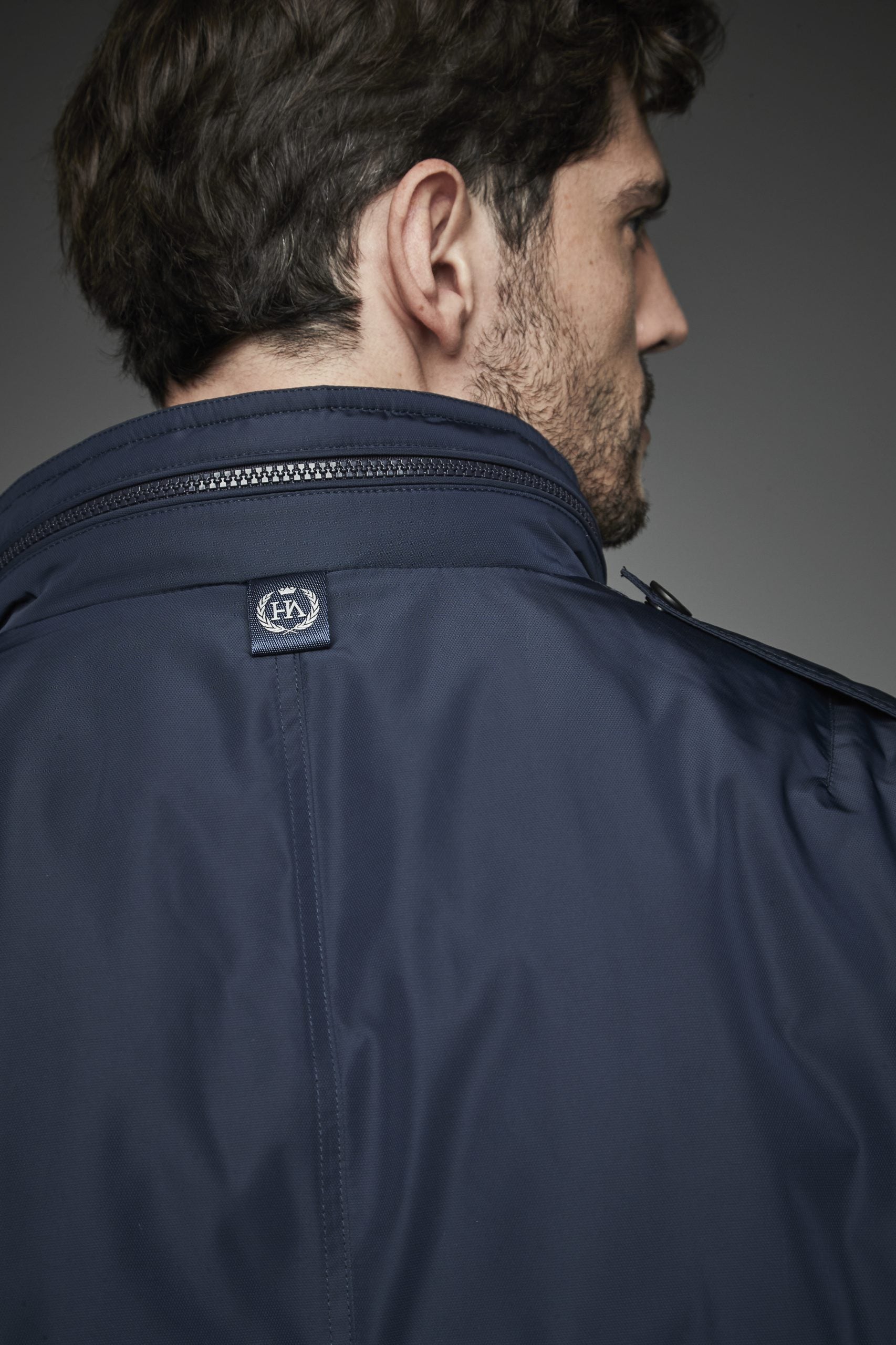 Men Short jacket ALAN NAVY-Jacket-Henry Arroway-S-Navy-Urbanheer