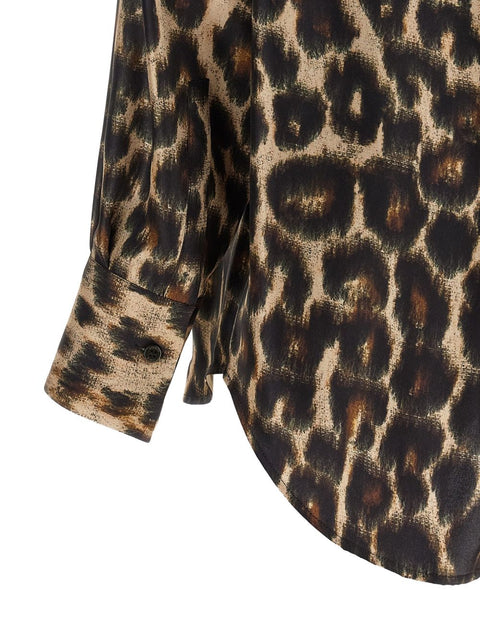 ALBERTO BIANI Shirts LEOPARD PRINT