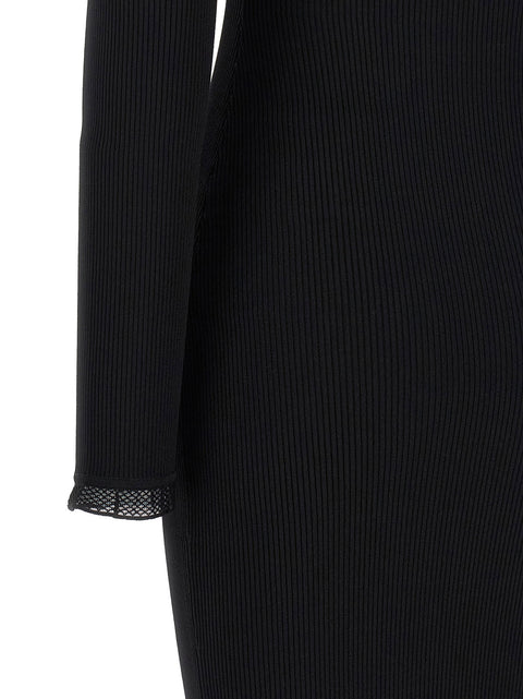 Elisabetta Franchi Ribbed Knit Dress