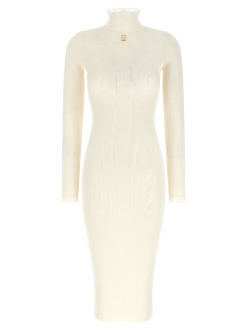 Elisabetta Franchi Ribbed Knit Dress