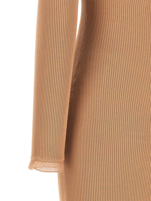 Elisabetta Franchi Ribbed Knit Dress
