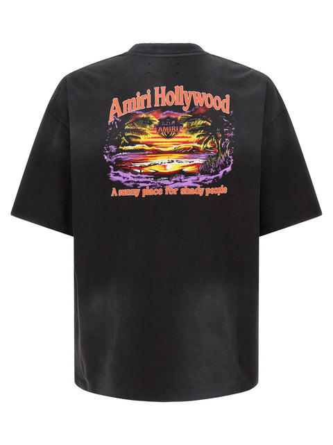 Amiri Sunny Place Skate Vintage Print T-shirt