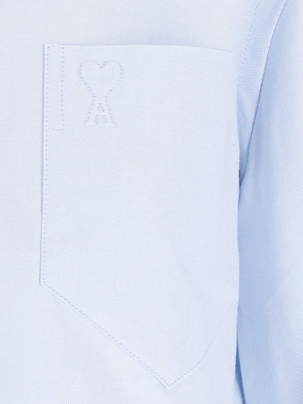 AMI PARIS Shirts LIGHT BLUE