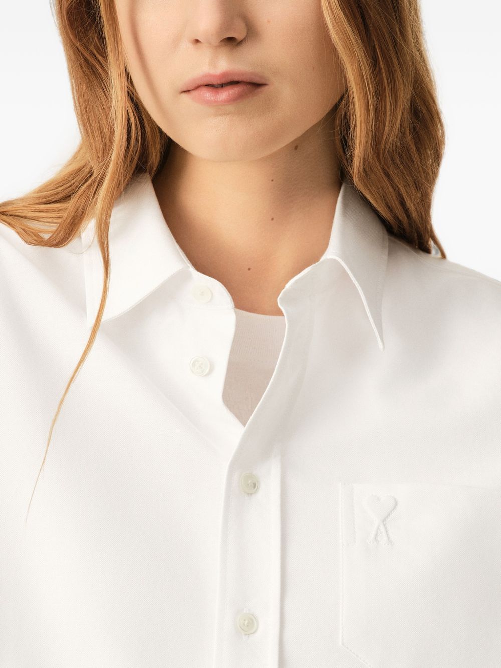 AMI PARIS Shirts WHITE