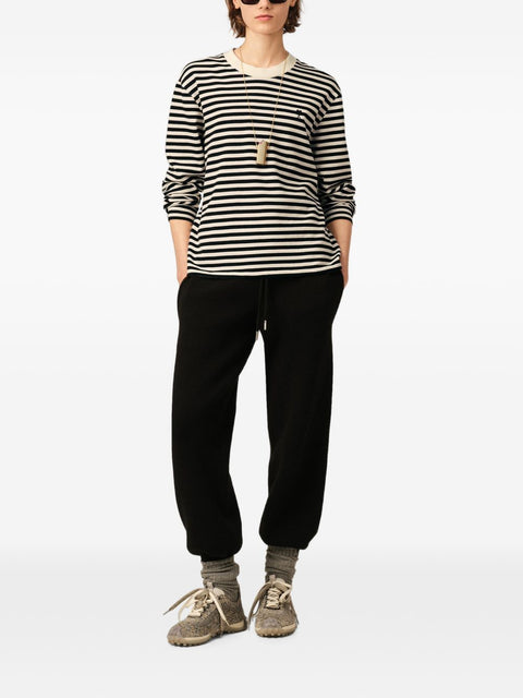 AMI PARIS T-shirts and Polos BLACK