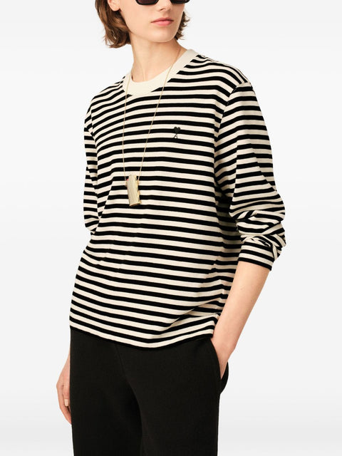 AMI PARIS T-shirts and Polos BLACK