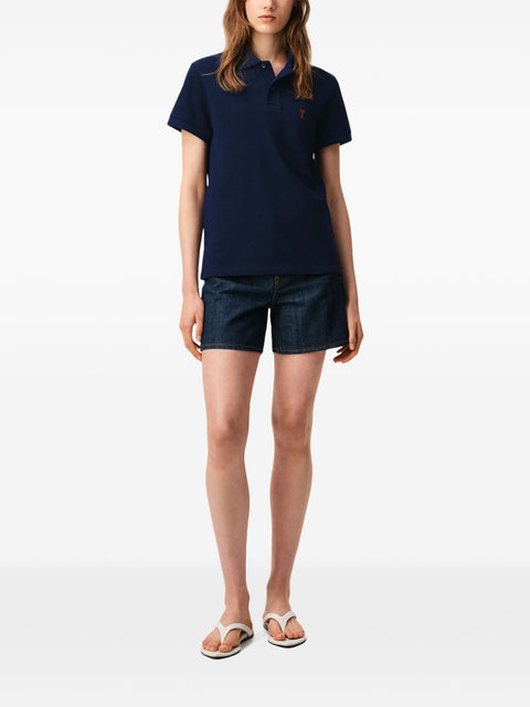 AMI PARIS T-shirts and Polos NAVY