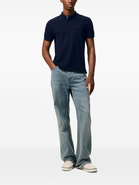 AMI PARIS T-shirts and Polos NAVY